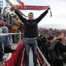 At the Nou Camp (Barcelona)...regretting this photo now...