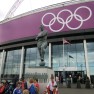 Bobby Moore in front of Wembley Stadium 